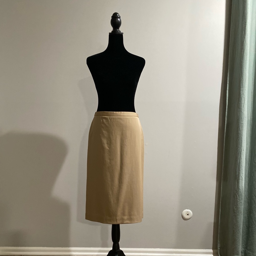 J. Crew pencil skirt, size 2, khaki